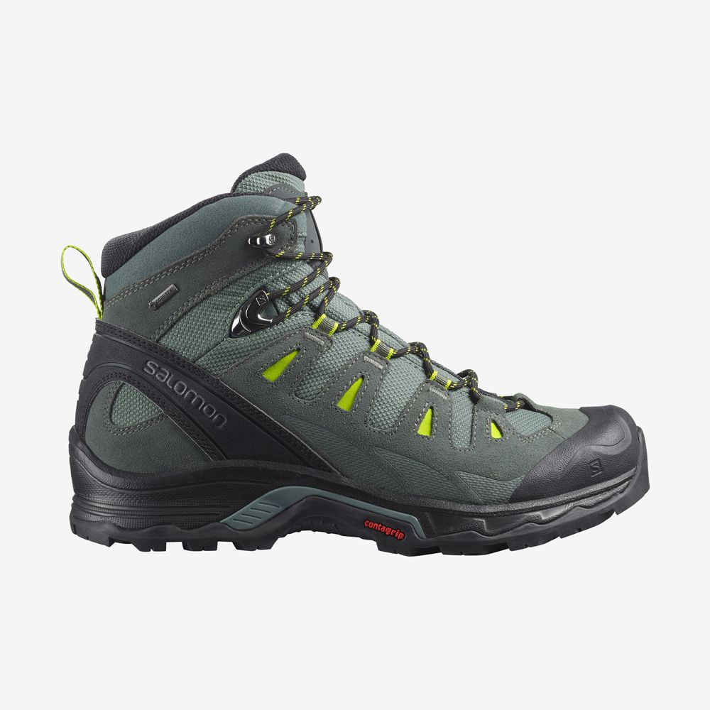 Salomon QUEST PRIME GTX Botas De Montaña Hombre - Verde - Colombia (89312-KPNZ)